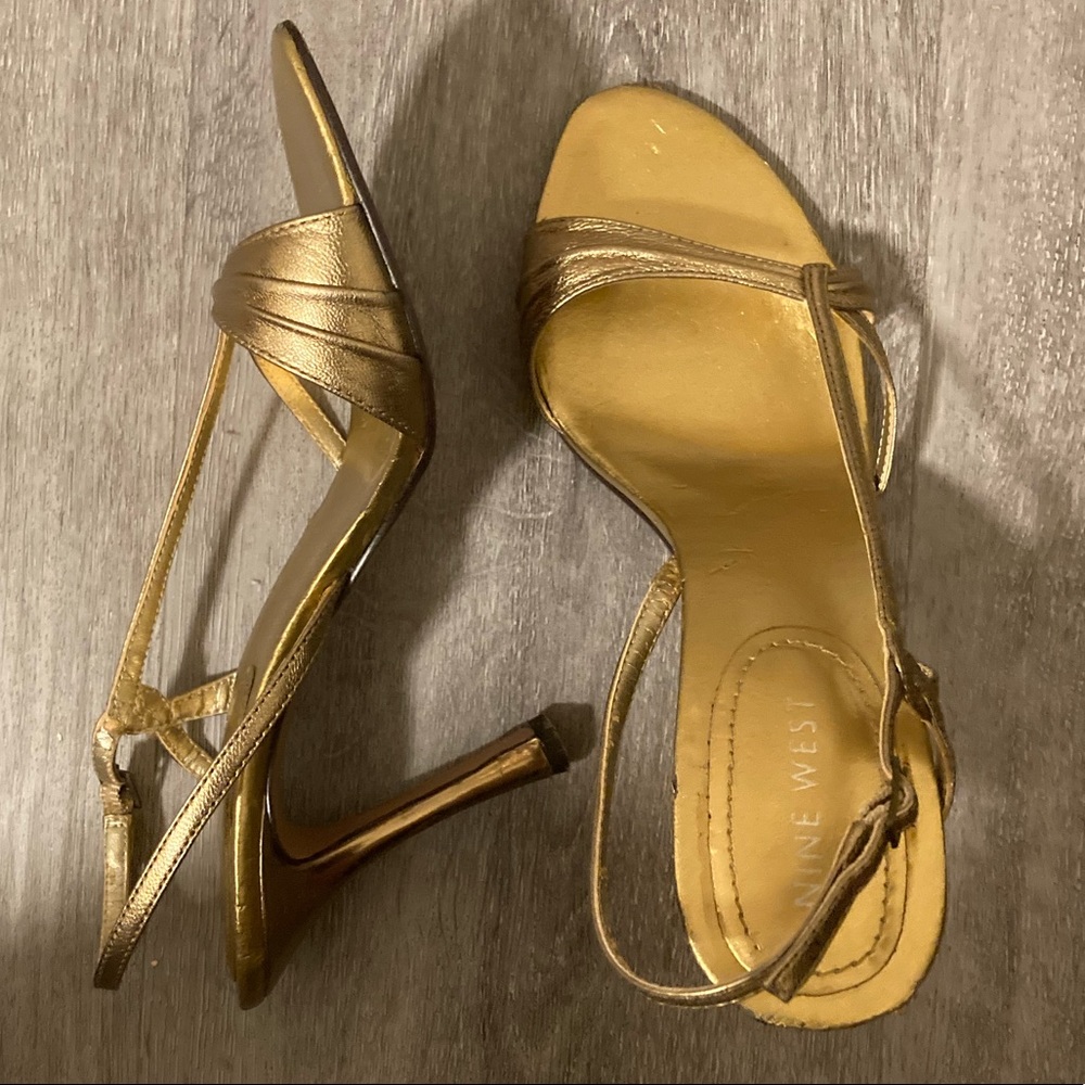 Strappy heels sandals